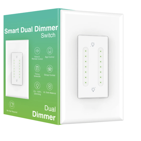 Interruptor Dimmer doble inteligente Gosund-SW7